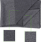 La circolare grigia di colore tricotta il tessuto, tessuto tricottato trama cationica impermeabile